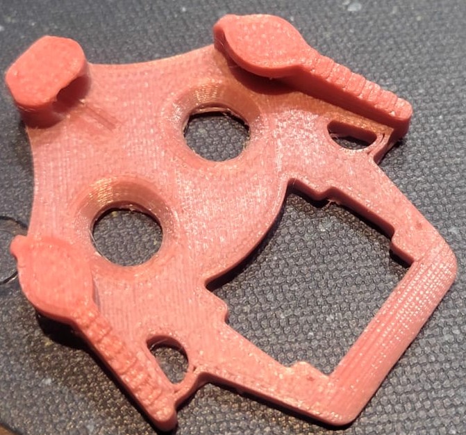 3D printed frog cleat test